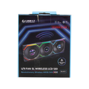 Lian-Li UNI FAN TL120 LCD Reverse Blade Wireless Case Fan