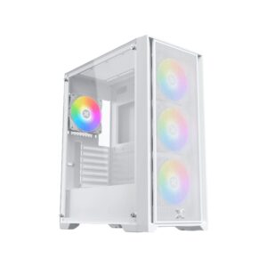 Gaming X II Arctic E-ATX Gaming PC Case, 360mm Radiator Support, 350mm GPU Clearance