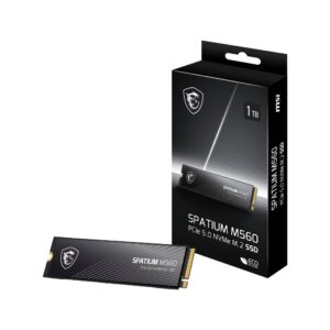 MSI SPATIUM M560 1TB PCIe 5.0 NVMe M.2 SSD