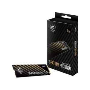 MSI SPATIUM M470 1TB PCIe 4.0 NVMe M.2 SSD