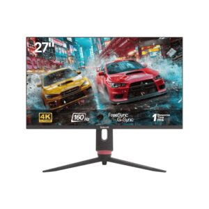 GIAGATE GMU27 27" 4K Mini-LED Flat Gaming Monitor, 160Hz, 1ms, Quantum Dot