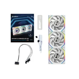Lian-Li UNI FAN SL-INF Wireless Case Fans (Pack of 3, White)