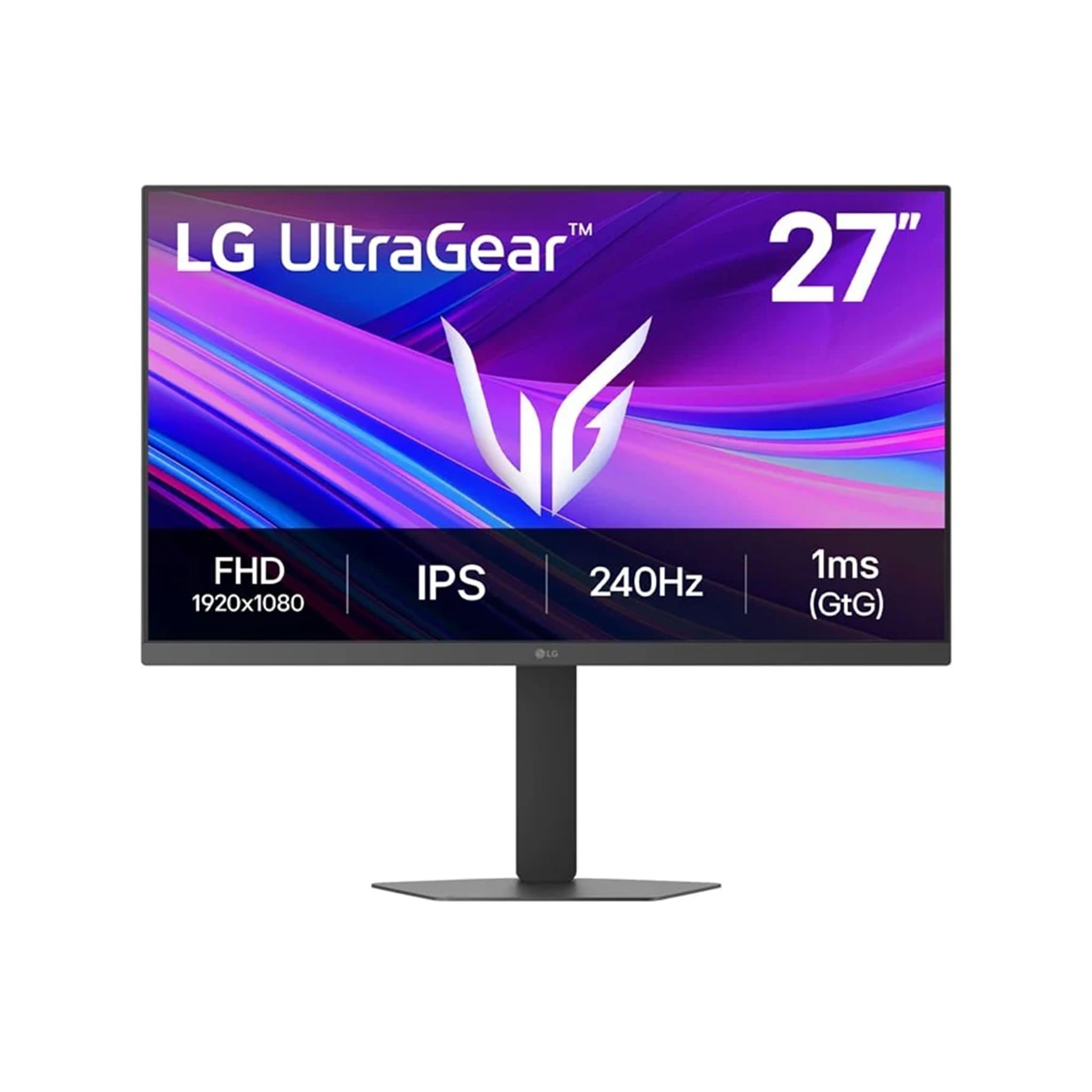 LG UltraGear G4 27G440A-B 27-Inch FHD IPS Gaming Monitor, 240Hz, 1ms GTG, G-SYNC Compatible, FreeSync Premium